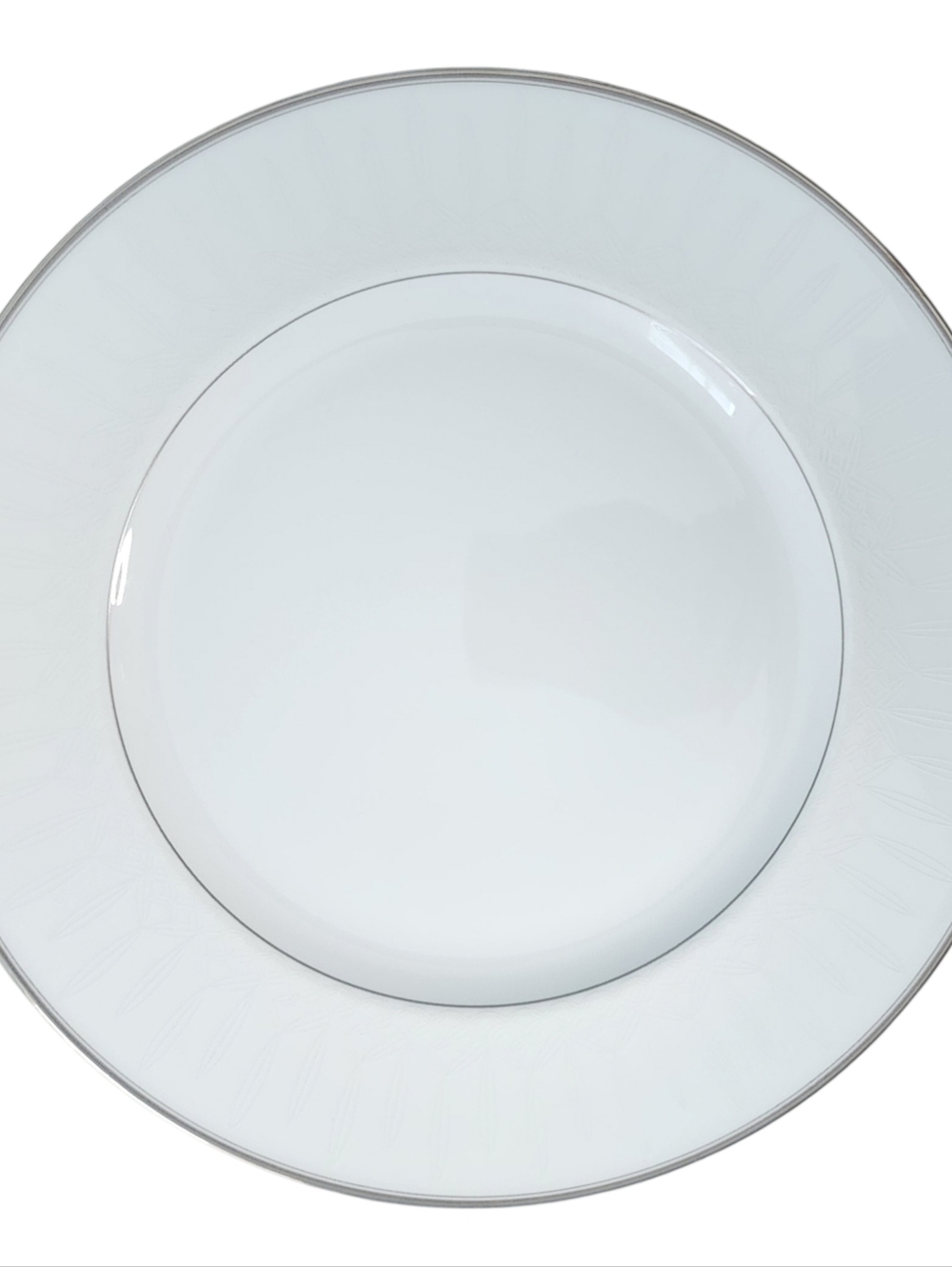 Waterford Lismore Platinum Bone China Dinner Plate 10 3/4 Inches